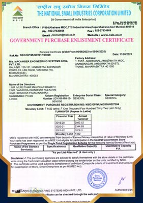 Certificates Nsic Certificate June 2023 To June 2025